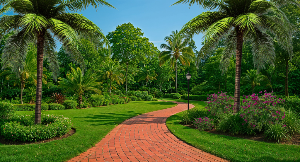 Vista de un área de juegos y entrenamiento para mascotas (dog park) dentro de un complejo residencial. El espacio está cercado con malla verde, cuenta con una superficie de césped, rampas de madera y obstáculos para perros. Se aprecian árboles frondosos, una banca de descanso, un bote de basura y un vehículo oscuro estacionado en el pavimento de adoquines adyacente. En la parte inferior se lee 'VITA RESIDENCIAL ÁREA DE MASCOTAS' con información de contacto.